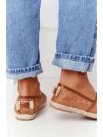 Espadrilky Na Slaměné Podrážce Lu Boo Hnědé Espadrilky Na Slaměné Podrážce Lu Boo Hnědé