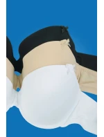 Dámská SUPER Push-up podprsenka 01-63 tělová - HANNA STYLE