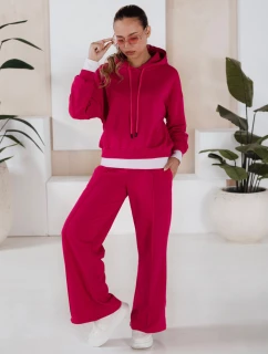 Dámská tepláková souprava SANELIS fuchsiová FashionStreet AY0990