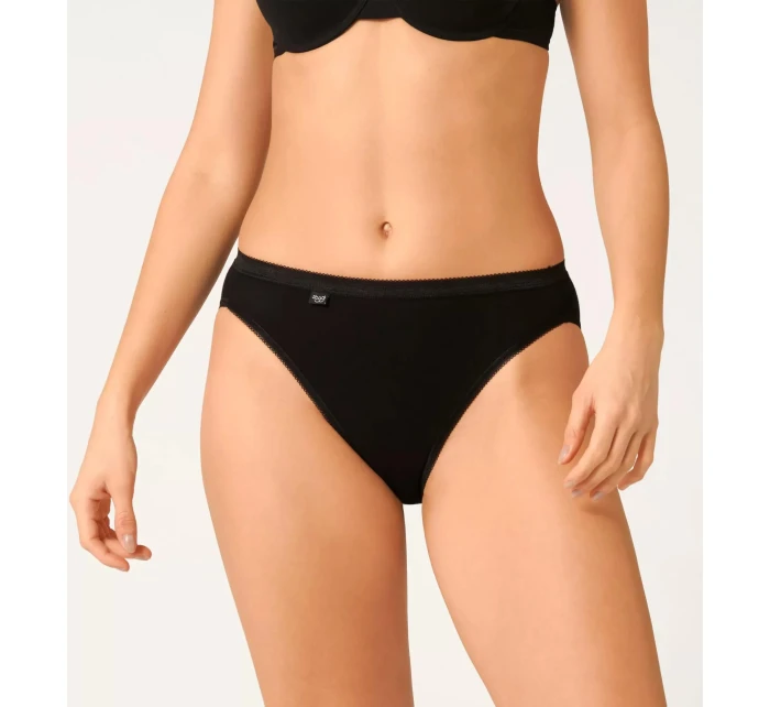 Dámské kalhotky Basic+ Tai 3P - BLACK - černé 0004 - SLOGGI