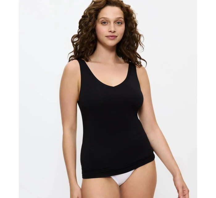 Dámské tílko Sense of Modal Tank Top - BLACK - černé 0004 - TRIUMPH