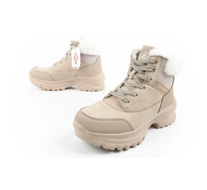 dámská zimní trekingová sportovní obuv model 21406121 beige dámské - Lee Cooper