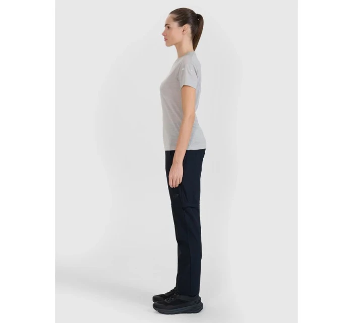 Dámské rychleschnoucí trekingové kalhoty 2 v 1 model 21434410 - 4F Dámské rychleschnoucí trekingové kalhoty 2 v 1 model 21434410 - 4F