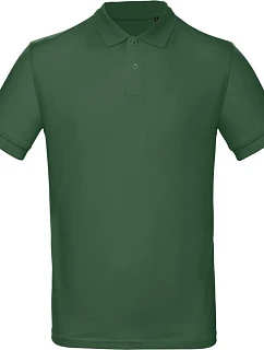 B&C Inspire Polo /men_° Pánské piqué polo z bio bavlny 01.0430 bottle green