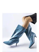 Boty na podpatku model 204742 Solea Boty na podpatku model 204742 Solea