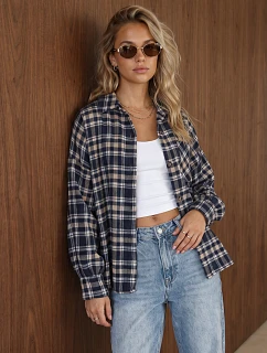Koszula damska w granatowa model 22542375 - FashionStreet