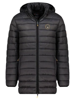 Geographical Norway pánská bunda AMIGOMAP LONG HOOD DB BLACK MEN 233 BLACK (WZ5085H/GN-NOIR)