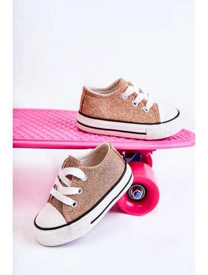 Dětské tenisky vázané Rose Gold model 21587094 - Boto