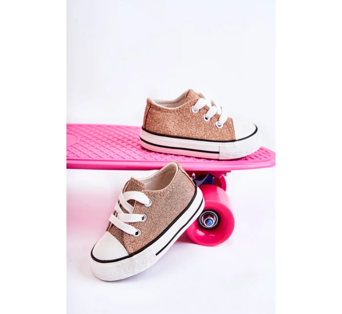 Dětské tenisky vázané Rose Gold model 21587094 - Boto