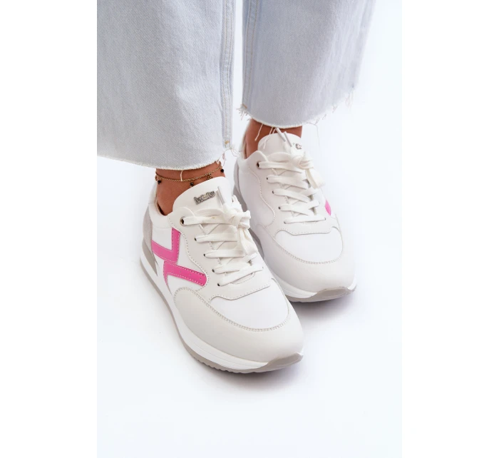 Dámské tenisky na platformě  Bílé model 21656790 - Inblu