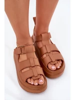 Dámské Sandály Na Platformě Camel Nitavelia Dámské Sandály Na Platformě Camel Nitavelia