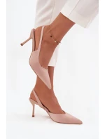 s odhalenými Béžové model 21715420 - Boto