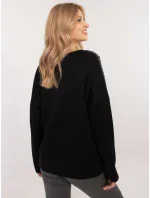 Sweter DHJ SW model 20608941 czarny - FPrice Sweter DHJ SW model 20608941 czarny - FPrice