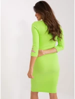 Sukienka RV SK model 20080867 limonkowy - FPrice Sukienka RV SK model 20080867 limonkowy - FPrice