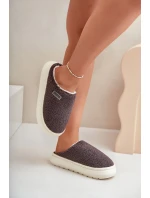 Zateplené Pantofle Na Silné Podešvi Big Star MM274134 Tmavě Šedé