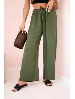 Dámské kalhoty model 21004324 khaki - Kesi