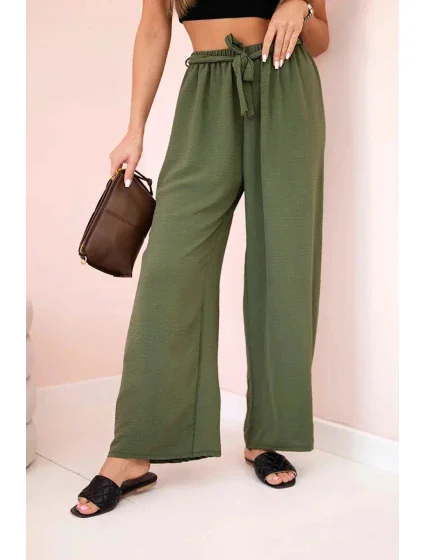 Dámské kalhoty model 21004324 khaki - Kesi