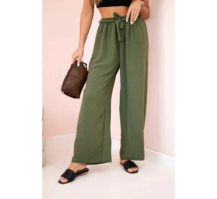Dámské kalhoty model 21004324 khaki - Kesi