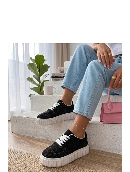 Sportovní boty na platformě model 227736 Solea Sportovní boty na platformě model 227736 Solea