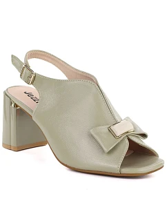 Dámské sandály na jehlovém podpatku s mašlí Jezzi olivové RMR25112-3