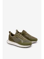 Pánské Sneakersy Na Platformě Big Star RR174360 Hi-Poly System Khaki
