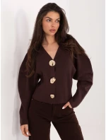Sweter PM SW model 21776441 ciemny brązowy - FPrice