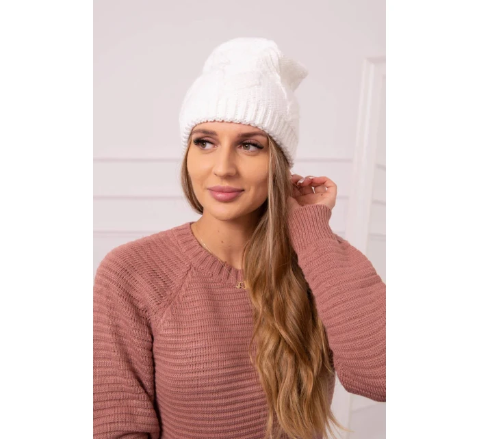 Majka dámská čepice K376 smetanová - Oliwier