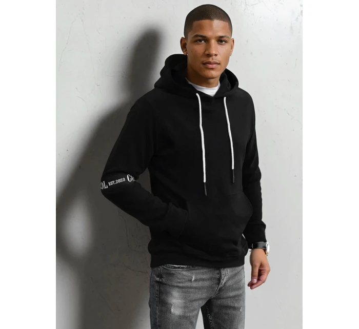 Pánská černá mikina Dstreet model 21966743 - FashionStreet Pánská černá mikina Dstreet model 21966743 - FashionStreet