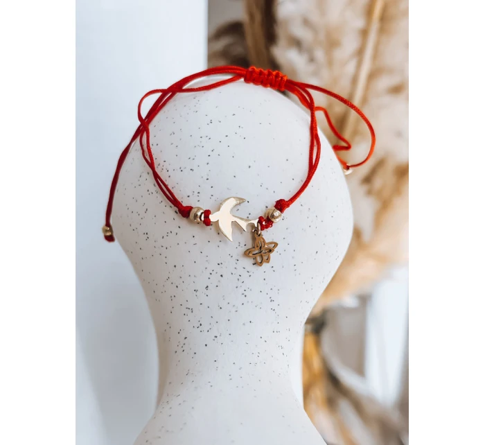 Náramek HEARTBEAT červený FashionStreet LY0071