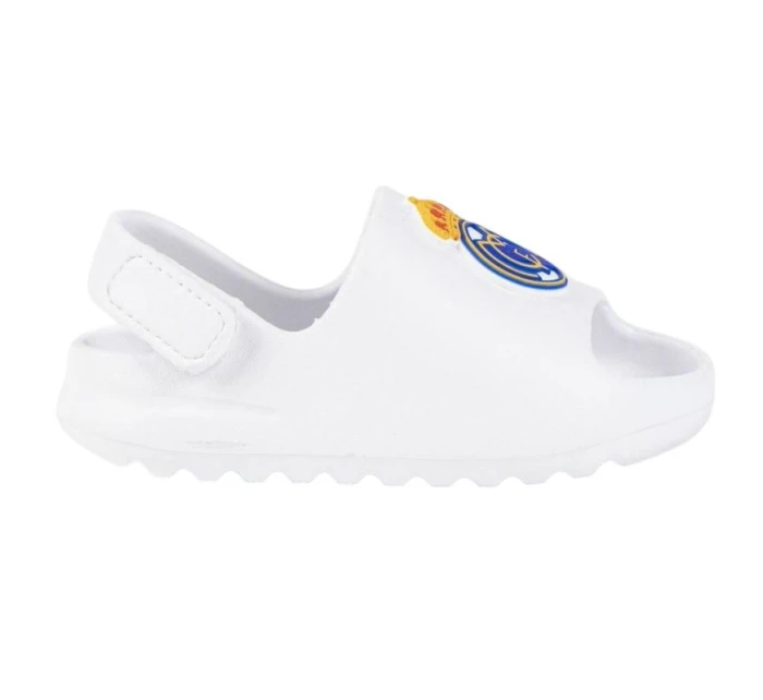 Real Madrid žabky k bazénu bílé Jr sandály model 21217148 - Real Madryt Real Madrid žabky k bazénu bílé Jr sandály model 21217148 - Real Madryt