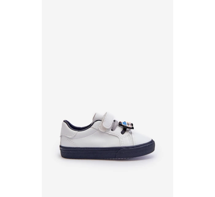 Dětské tenisky s přezkou bílo-modré Pennyn Dětské tenisky s přezkou bílo-modré Pennyn