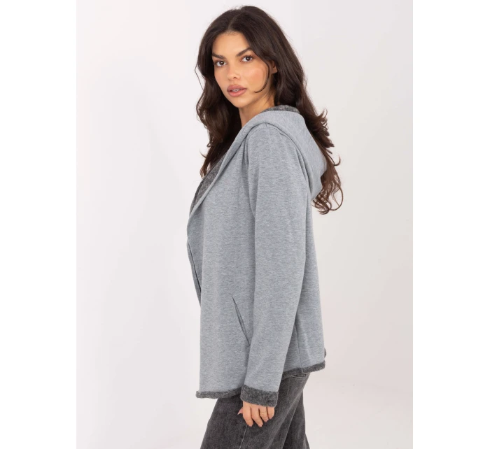 Mikina D68450M01066D3 šedá Mikina D68450M01066D3 šedá