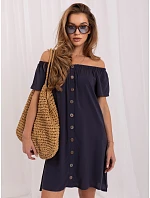 Šaty D73761M30196A tmavě modré Šaty D73761M30196A tmavě modré