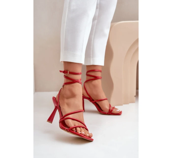 Sandály na podpatku model 203590 Step in style Sandály na podpatku model 203590 Step in style