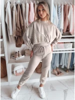 Dámské tepláky ELEGRA mocha FashionStreet UY2515 Dámské tepláky ELEGRA mocha FashionStreet UY2515