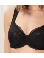 Dámská podprsenka Modern Lace+Cotton W02 - BLACK - černá 0004 - TRIUMPH Dámská podprsenka Modern Lace+Cotton W02 - BLACK - černá 0004 - TRIUMPH