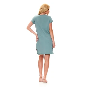 Dámská těhotenská košile 9504 green - Doctornap Dámská těhotenská košile 9504 green - Doctornap