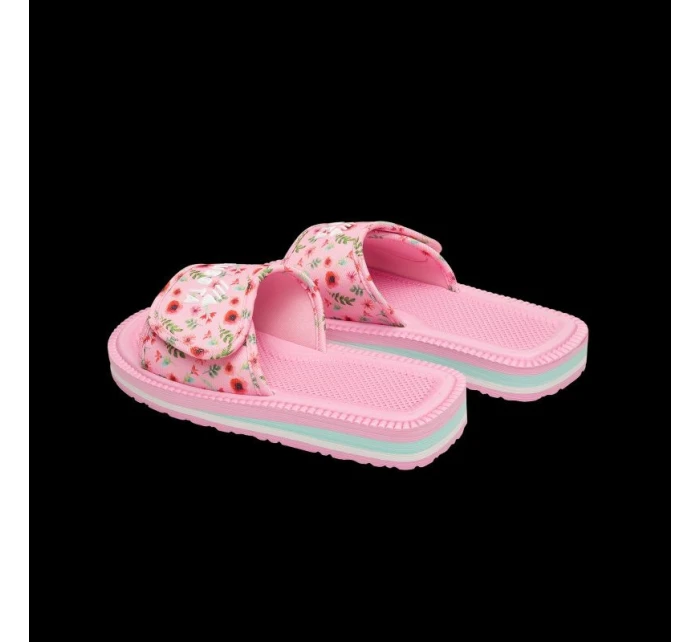 Kubota klapka na suchý zip vícebarevná květinová růžová K25SS-100-001-28-1