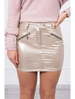 Sukně s ozdobnými model 21752974 béžová - K-Fashion