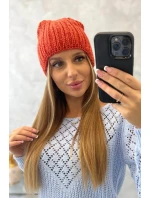 Dámská čepice Rebeka model 18751919 červená - K-Fashion Dámská čepice Rebeka model 18751919 červená - K-Fashion