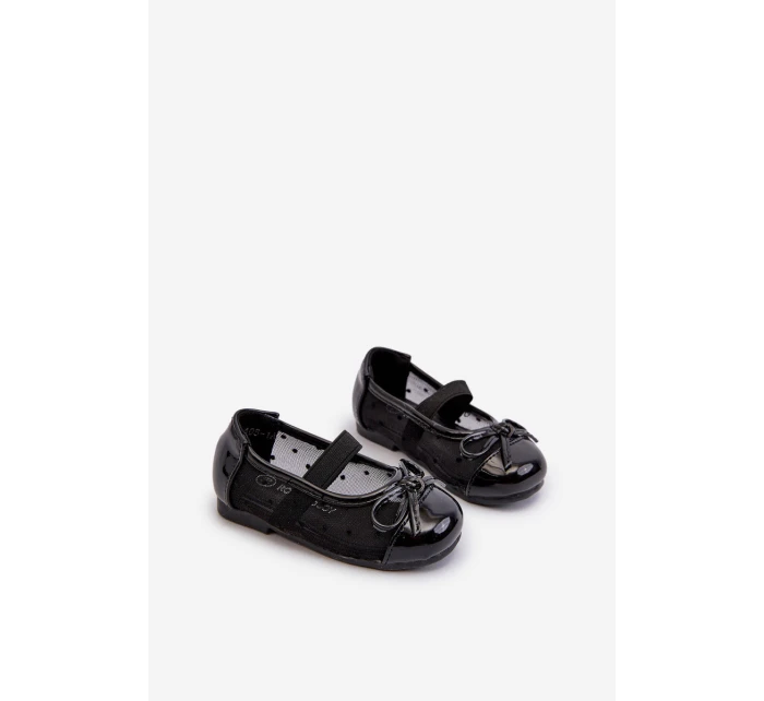 Dětské baletky S Mašlí Černé Jellema