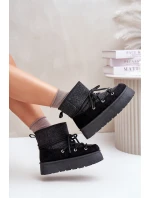 Sněhule S Na Platformě Černé model 21676673 - Boto Sněhule S Na Platformě Černé model 21676673 - Boto