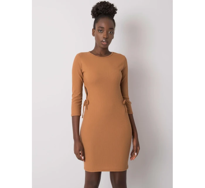 Šaty LK SK 508687.17P světle hnědá