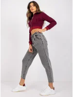 Džínové kalhoty MR SP 255.56P tmavě šedá