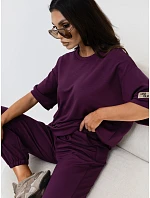 Sada RV KMPL A1290.94 tmavě fialová