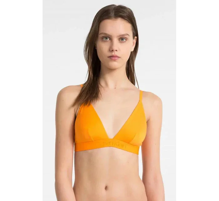 Podprsenka bez kostice QF4945E-5FQ oranžová - Calvin Klein