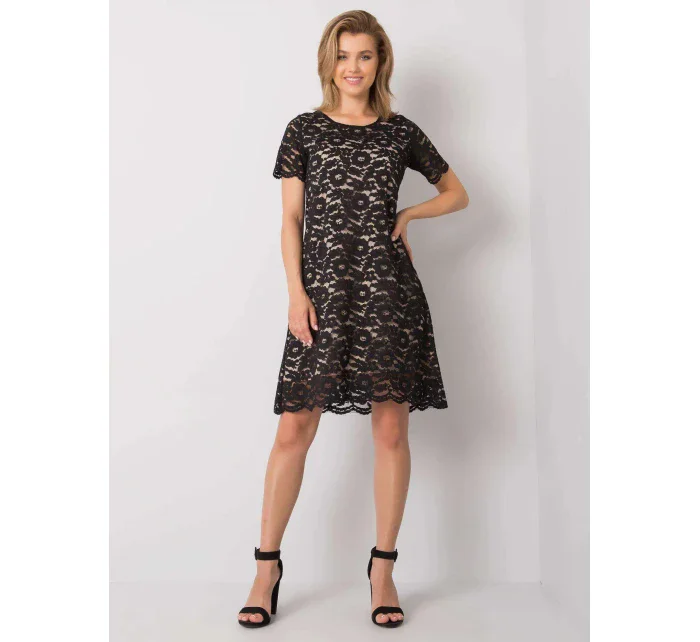 Dámské šaty LK SK model 20557264 černé - Lakerta Dámské šaty LK SK model 20557264 černé - Lakerta