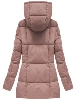 KRÓTKA KURTKA DAMSKA ZIMOWA Z  RÓŻ model 21241728 - Libland