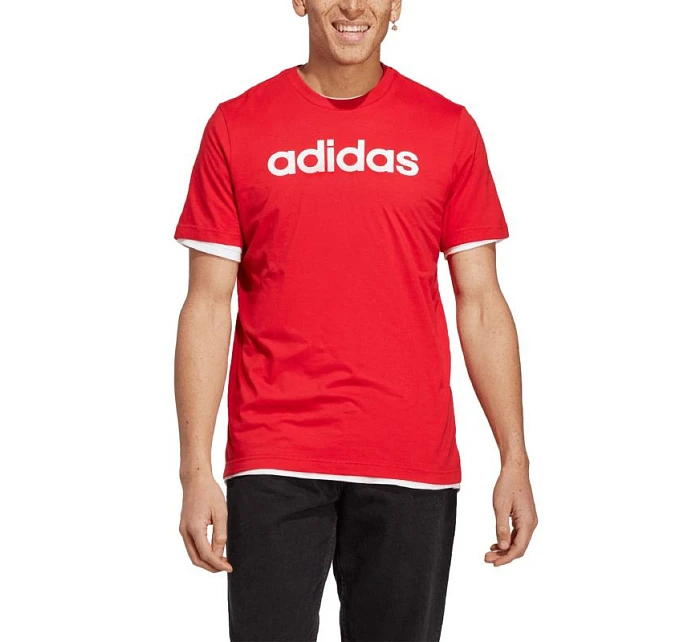 Tričko adidas Essentials Single Jersey Linear Embroidered Logo M IC9278 pánské