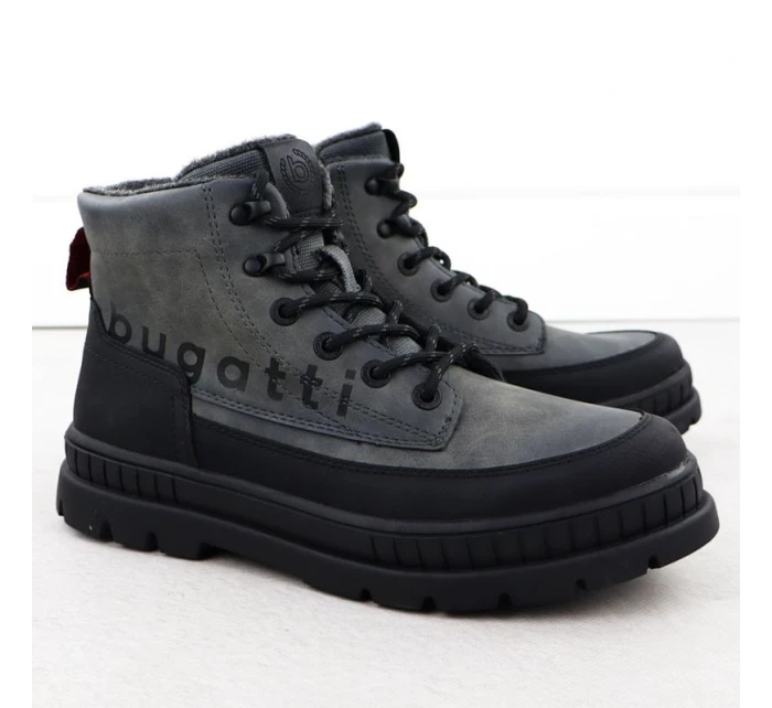 Bugatti šedé pánské kotníkové tenisky SS153072
